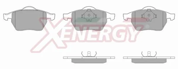 AP XENERGY fékbetétkészlet, tárcsafék - X40484 - TothCarparts