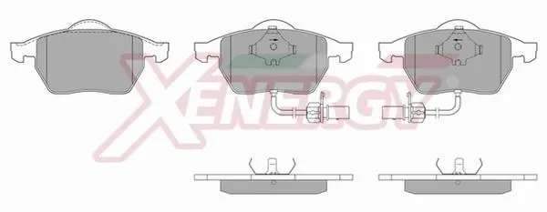 AP XENERGY fékbetétkészlet, tárcsafék - X40486 - TothCarparts