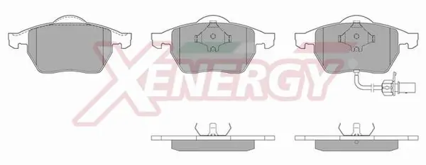 AP XENERGY fékbetétkészlet, tárcsafék - X40491 - TothCarparts