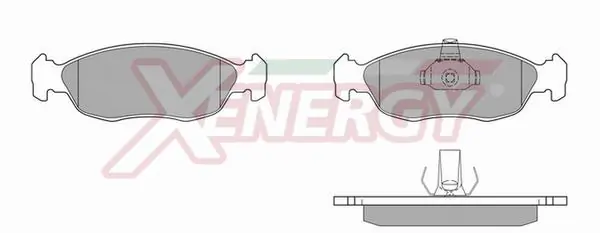 AP XENERGY fékbetétkészlet, tárcsafék - X40511 - TothCarparts