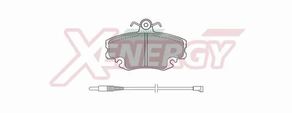 AP XENERGY fékbetétkészlet, tárcsafék - X40527 - TothCarparts