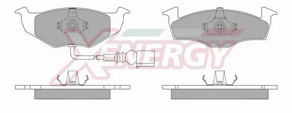 AP XENERGY fékbetétkészlet, tárcsafék - X40591 - TothCarparts