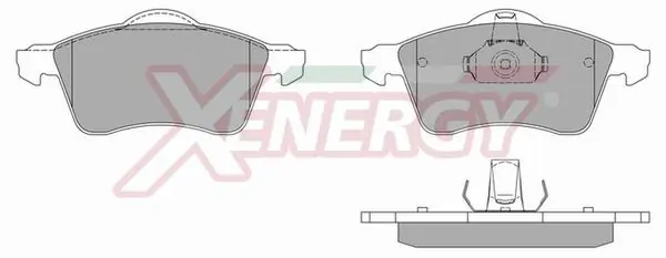 AP XENERGY fékbetétkészlet, tárcsafék - X40654 - TothCarparts