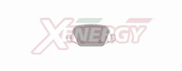 AP XENERGY fékbetétkészlet, tárcsafék - X40734 - TothCarparts