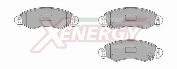 AP XENERGY fékbetétkészlet, tárcsafék - X40737 - TothCarparts