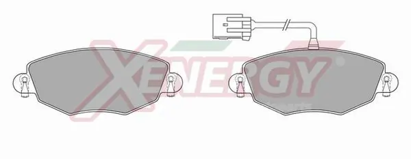 AP XENERGY fékbetétkészlet, tárcsafék - X40766 - TothCarparts