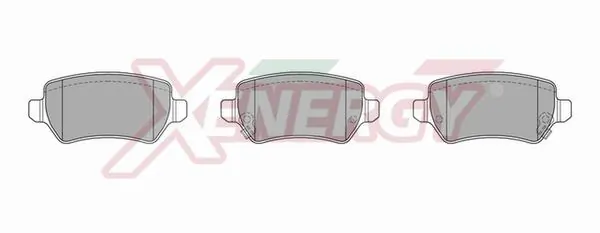 AP XENERGY fékbetétkészlet, tárcsafék - X40809 - TothCarparts