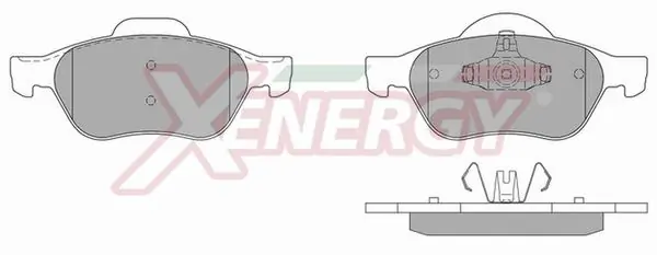 AP XENERGY fékbetétkészlet, tárcsafék - X40816 - TothCarparts