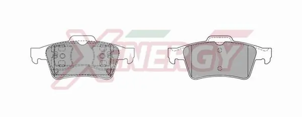 AP XENERGY fékbetétkészlet, tárcsafék - X40820 - TothCarparts