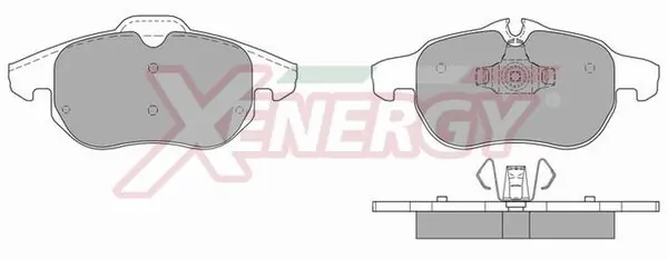AP XENERGY fékbetétkészlet, tárcsafék - X40830 - TothCarparts