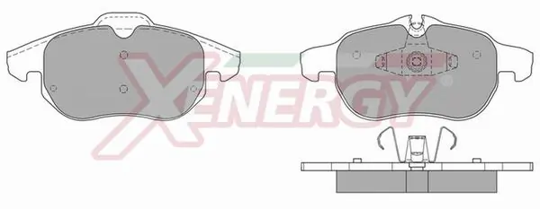 AP XENERGY fékbetétkészlet, tárcsafék - X40831 - TothCarparts