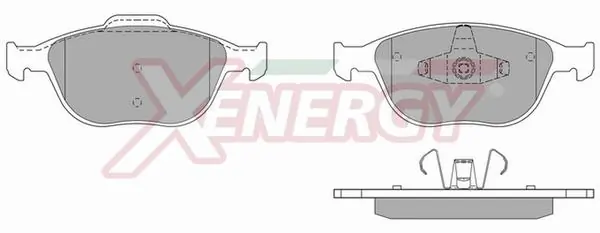 AP XENERGY fékbetétkészlet, tárcsafék - X40863 - TothCarparts