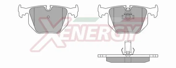 AP XENERGY fékbetétkészlet, tárcsafék - X40883 - TothCarparts