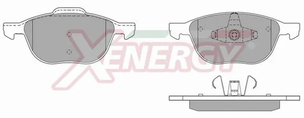 AP XENERGY fékbetétkészlet, tárcsafék - X40897 - TothCarparts