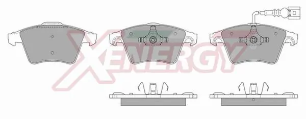 AP XENERGY fékbetétkészlet, tárcsafék - X40901 - TothCarparts
