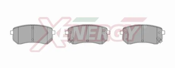 AP XENERGY fékbetétkészlet, tárcsafék - X40924 - TothCarparts