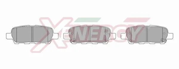 AP XENERGY fékbetétkészlet, tárcsafék - X40986 - TothCarparts
