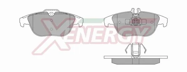 AP XENERGY fékbetétkészlet, tárcsafék - X40989 - TothCarparts