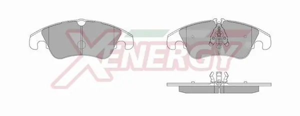 AP XENERGY fékbetétkészlet, tárcsafék - X40999 - TothCarparts