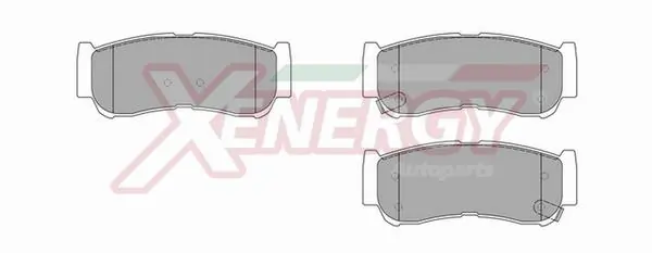 AP XENERGY fékbetétkészlet, tárcsafék - X41049 - TothCarparts