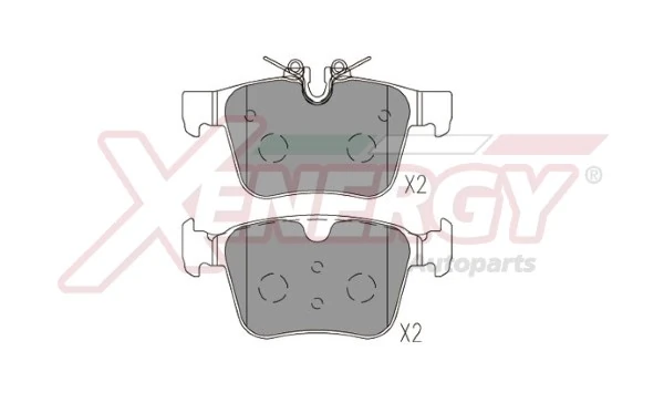 AP XENERGY fékbetétkészlet, tárcsafék - X41288 - TothCarparts