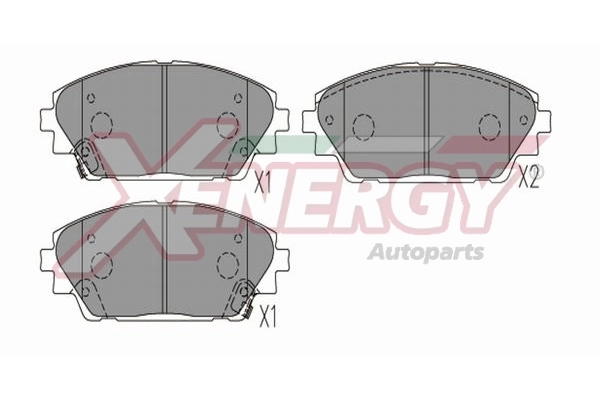 AP XENERGY fékbetétkészlet, tárcsafék - X41360 - TothCarparts