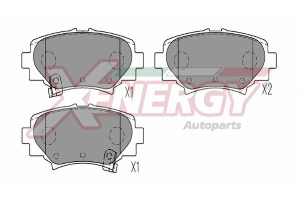 AP XENERGY fékbetétkészlet, tárcsafék - X41361 - TothCarparts