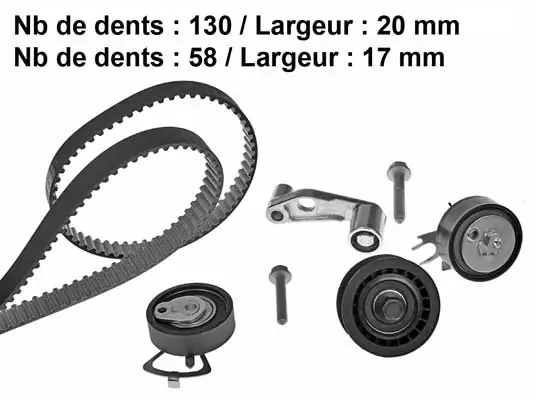 MGA Fogasszíjkészlet - X429H1 - TothCarparts