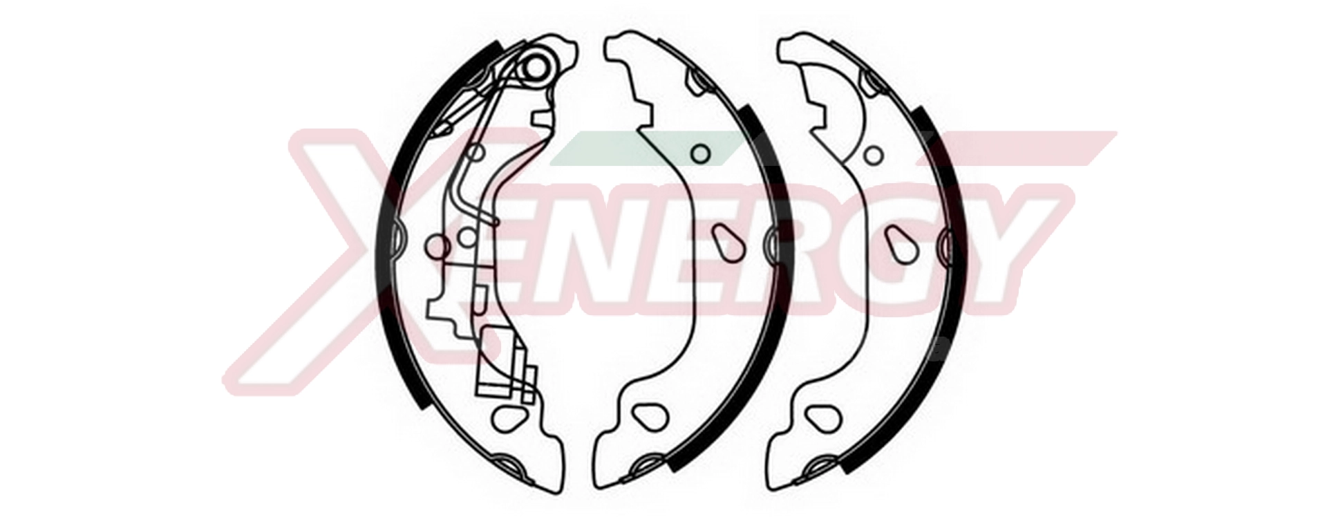 AP XENERGY fékpofakészlet - X50260 - TothCarparts