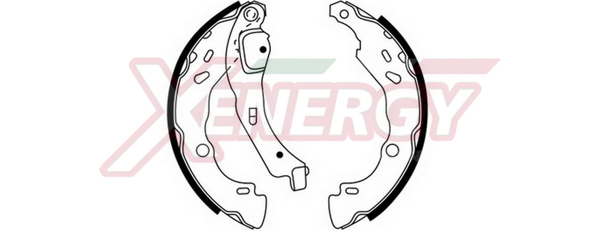 AP XENERGY fékpofakészlet - X50362 - TothCarparts