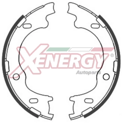 AP XENERGY fékpofakészlet - X50442 - TothCarparts