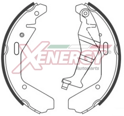 AP XENERGY fékpofakészlet - X50452 - TothCarparts