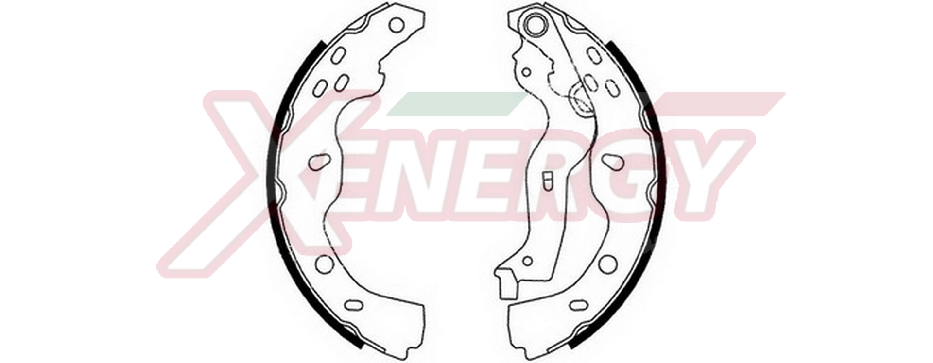 AP XENERGY fékpofakészlet - X50466 - TothCarparts