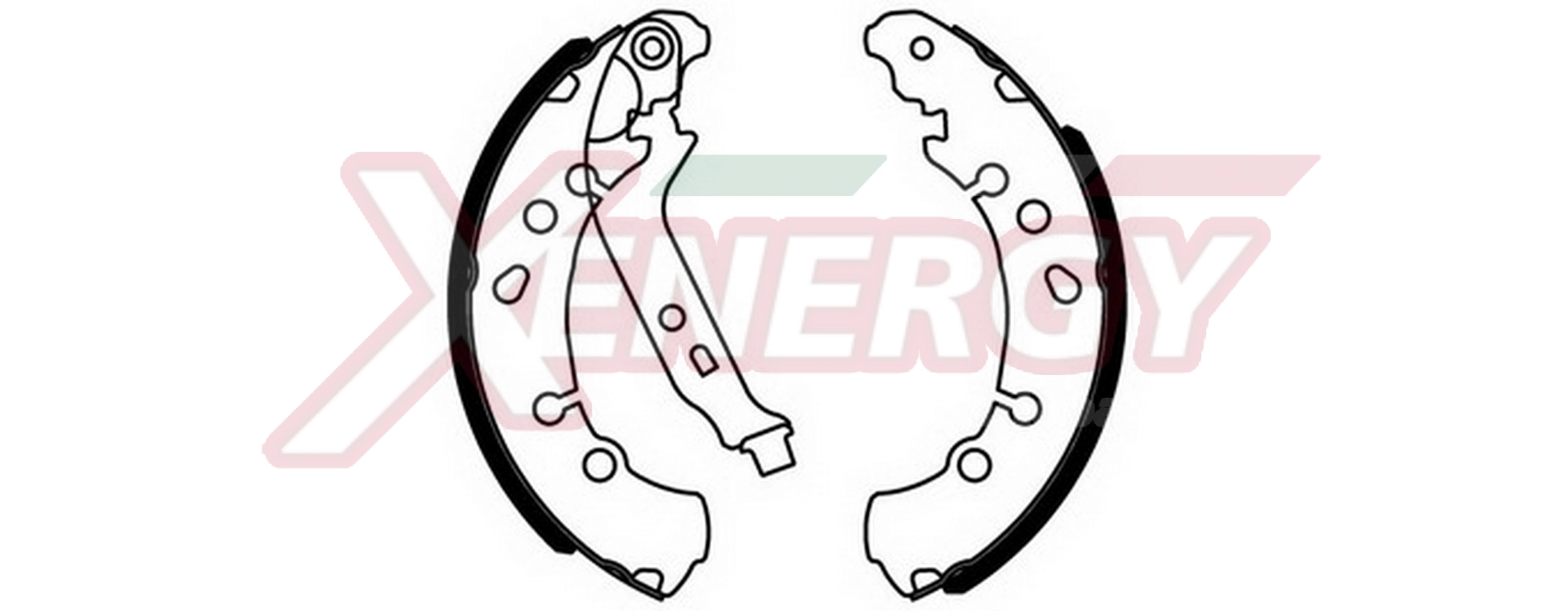 AP XENERGY fékpofakészlet - X50509 - TothCarparts