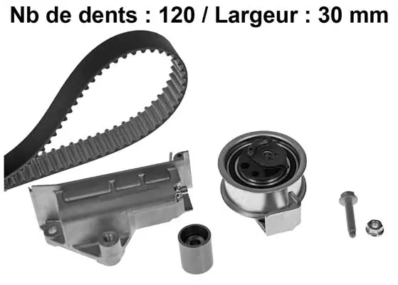 MGA Fogasszíjkészlet - X543H2 - TothCarparts