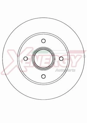 AP XENERGY féktárcsa - X601354BS - TothCarparts