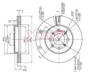 AP XENERGY féktárcsa - X602278 - TothCarparts