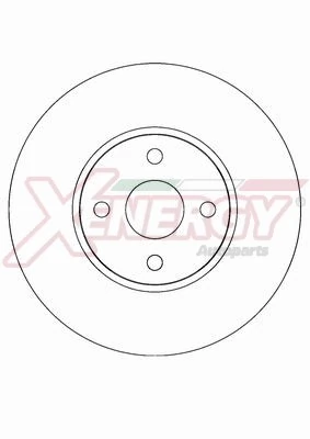 AP XENERGY féktárcsa - X602304 - TothCarparts