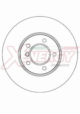 AP XENERGY féktárcsa - X602530 - TothCarparts