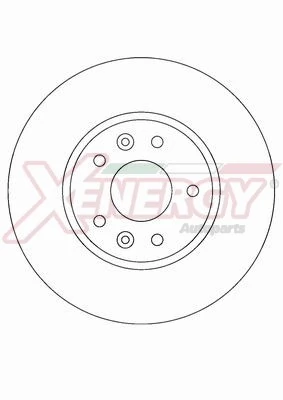 AP XENERGY féktárcsa - X602725 - TothCarparts