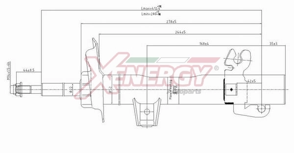 AP XENERGY lengéscsillapító - X622334 - TothCarparts