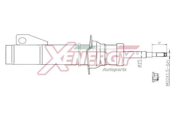 AP XENERGY lengéscsillapító - X700341 - TothCarparts