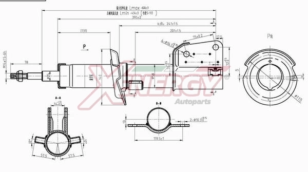AP XENERGY lengéscsillapító - X803335 - TothCarparts