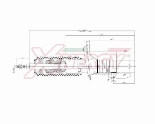 AP XENERGY lengéscsillapító - X804335 - TothCarparts