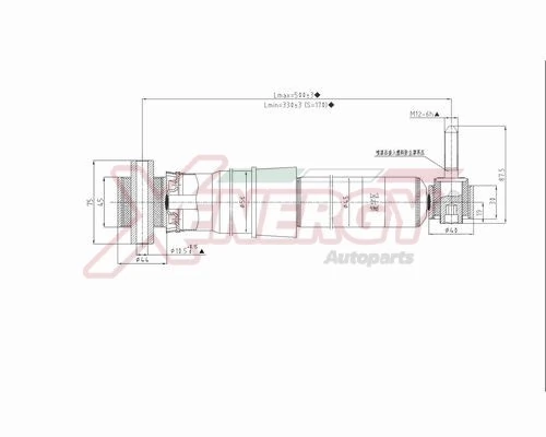 AP XENERGY lengéscsillapító - X804344 - TothCarparts