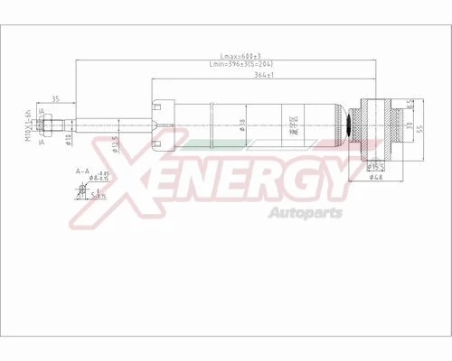 AP XENERGY lengéscsillapító - X814341 - TothCarparts