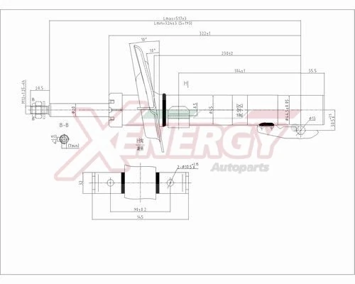 AP XENERGY lengéscsillapító - X831334 - TothCarparts