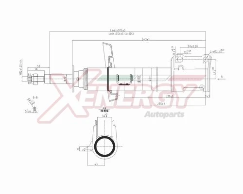 AP XENERGY lengéscsillapító - X846334 - TothCarparts