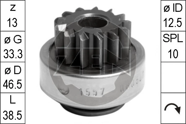 ERA szabadonfutó, önindító - ZN1557 - TothCarparts