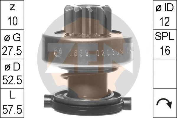 ERA szabadonfutó, önindító - ZN1629 - TothCarparts